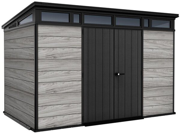 KETER Pent Signature Casetta da giardino 11x7, grigio tempesta KETER 263853