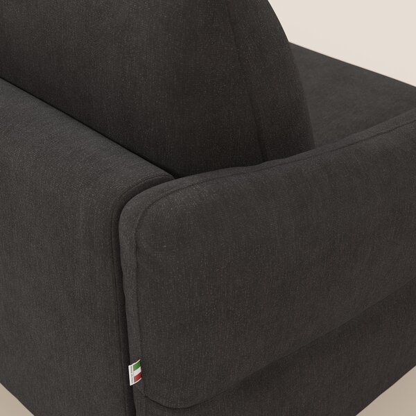 Dalia divano letto angolare con materasso alto 18 cm piedini alti e pe