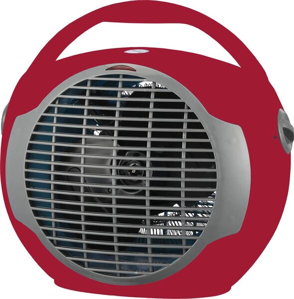 Argo Termoventilatore Stufa elettrica Caldobagno Potenza 2000 Watt con Termostato colore Bordeaux - 191070180 - Vertigo Color