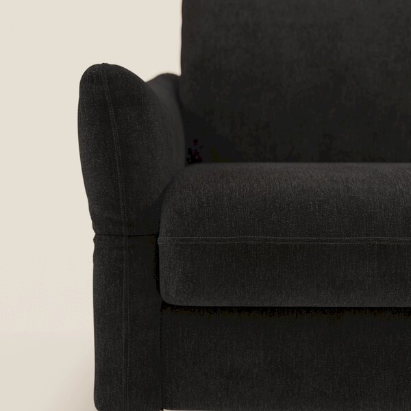 Dalia divano letto angolare con materasso alto 18 cm piedini alti e pe