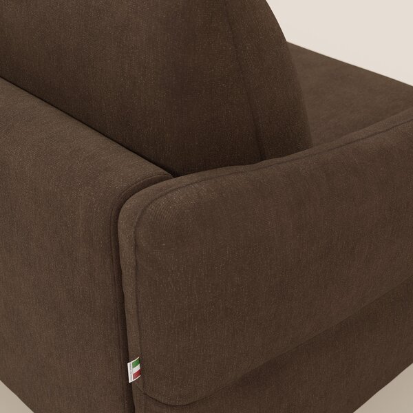 Dalia divano letto angolare con materasso alto 18 cm piedini alti e pe