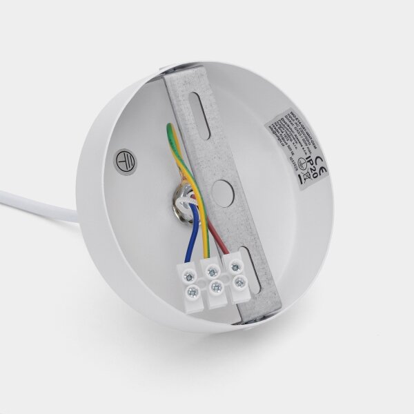 Brilagi - Lampadario a cavo CONE SINGLE 1xGX53/15W/230V bianco