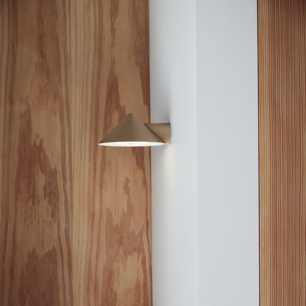 Applique da parete FRANDSEN, Grasp, dimmerabile, Beige, Corridoio, Metallo, Design