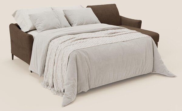 Dalia divano letto angolare con materasso alto 18 cm piedini alti e pe