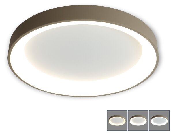 Brilagi - Plafoniera LED dimmerabile FALCON II LED/99W/230V bianco/beige + telecomando