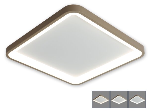Brilagi - plafoniera LED dimmerabile FALCON SLIM LED/50W/230V bianco/beige + telecomando