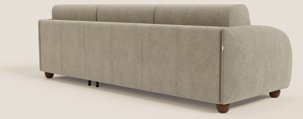 Giglio divano letto angolare con materasso alto 18 cm e penisola conte
