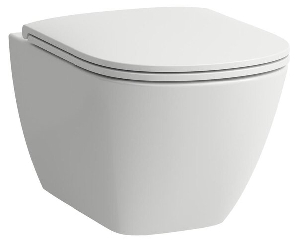 WC suspendu LAUFEN LUA, chasse d'eau silencieuse, fixation dissimulée, 520 x 360 x 360 mm, sans rebord de chasse, H8210800000001, H8210800000001