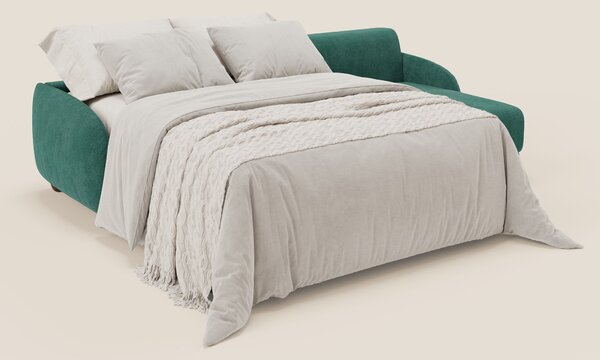 Giglio divano letto angolare con materasso alto 18 cm e penisola conte