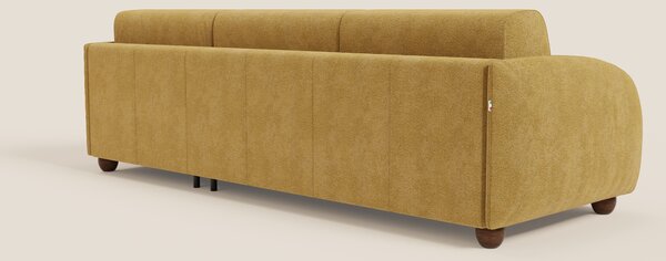 Giglio divano letto angolare con materasso alto 18 cm e penisola conte