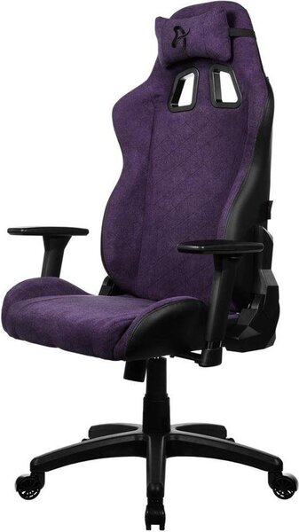 Arozzi Avanti SoftFabric - Sedia da gioco ergonomica - Viola puro