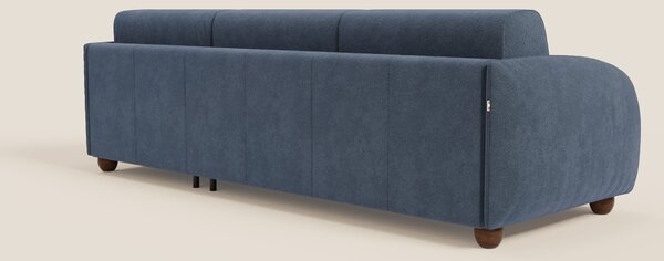 Giglio divano letto angolare con materasso alto 18 cm e penisola conte