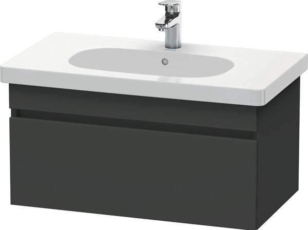 Duravit DuraStyle meuble sous-lavabo mural 6384, 1 tiroir, 800mm, pour D-Code, DS638404949, DS638404949