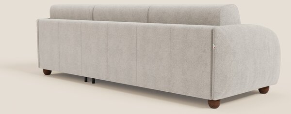 Giglio divano letto angolare con materasso alto 18 cm e penisola conte