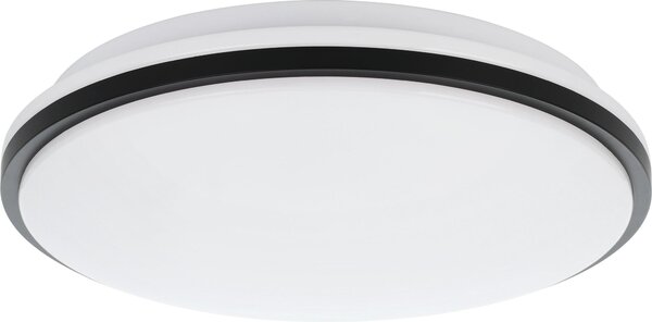 Plafoniera a LED - nero - acciaio - plastica - Ø 34 cm