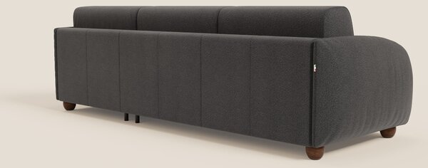 Giglio divano letto angolare con materasso alto 18 cm e penisola conte