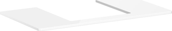 Hansgrohe Xelu Q Console avec découpe au centre, 980x550, pour vasque à poser 500x480mm, polie, 54095050, 54095050