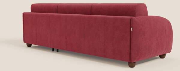 Giglio divano letto angolare con materasso alto 18 cm e penisola conte