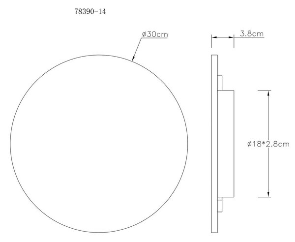Globo Applique da parete a LED Jillian, Bianco / Opale, Soggiorno / Sala da pranzo, Pietra, Moderno, Applique a LED
