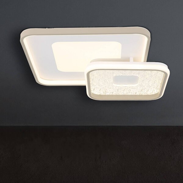 Globo Plafoniera soffitto Mosaiko, dimmerabile, Crema / Ambra, Soggiorno / Sala da pranzo, Metallo, Moderno, Plafoniera