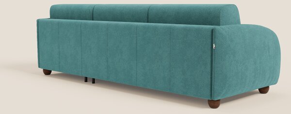 Giglio divano letto angolare con materasso alto 18 cm e penisola conte