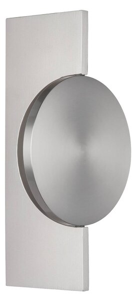 Globo Applique da parete a LED Jasper, Alluminio / Grigio / Zincato, Soggiorno / Sala da pranzo, Metallo, Moderno, Applique a LED