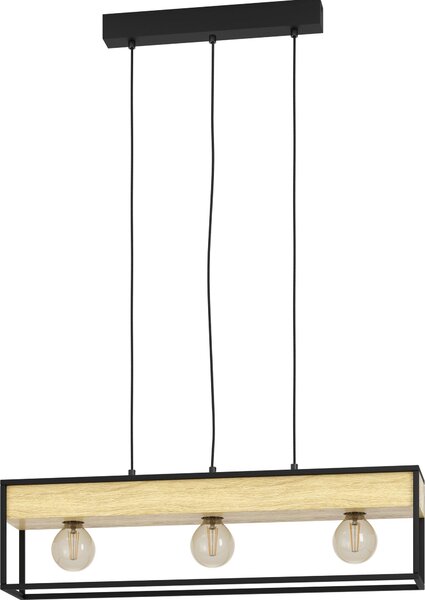 Eglo lampada a sospensione Libertad 1 3 fiamma lampada a sospensione da soffitto plafoniera E27930