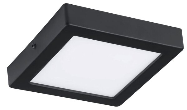 Eglo LED plafoniera a pannello Idun nero 17x17cm 9,5W 1500lm bianco neutro 4000K