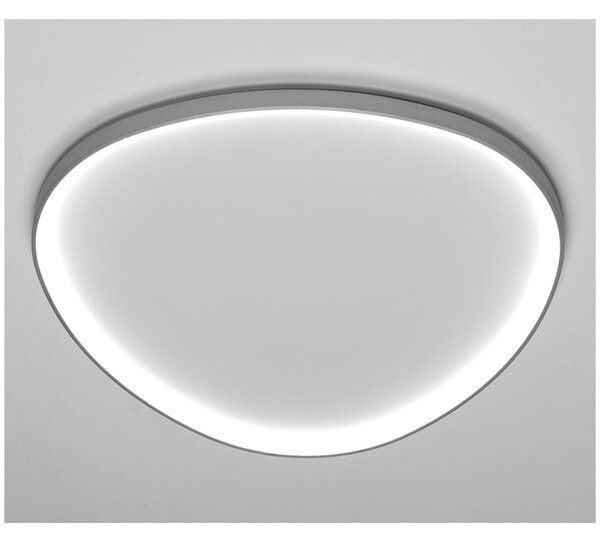 LIFERING PLAFONIERA OVALE MODERNA LED 60W LUCE 3000K-4000K DIMMERABILE 5 COLORI