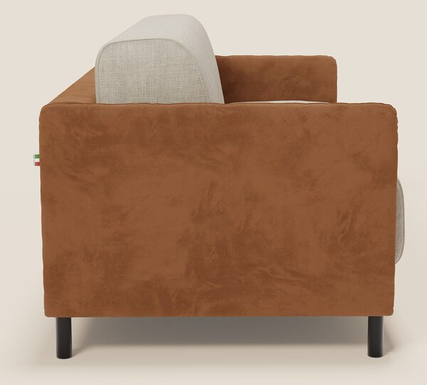 Narciso divano letto design con materasso H18 cm bicolore con struttur