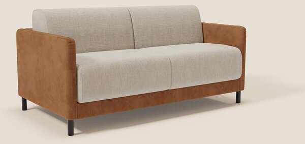 Narciso divano letto design con materasso H18 cm bicolore con struttur