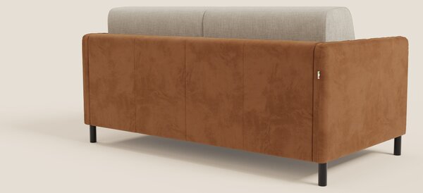 Narciso divano letto design con materasso H18 cm bicolore con struttur