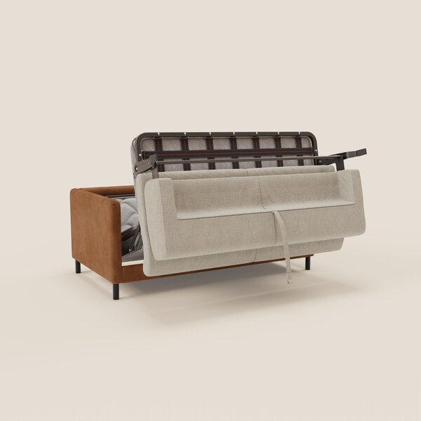 Narciso divano letto design con materasso H18 cm bicolore con struttur