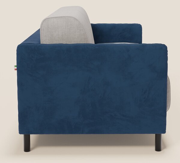 Narciso divano letto design con materasso H18 cm bicolore con struttur