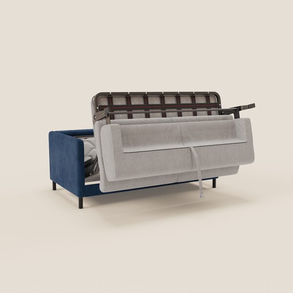 Narciso divano letto design con materasso H18 cm bicolore con struttur