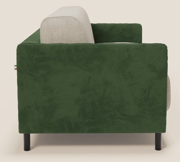 Narciso divano letto design con materasso H18 cm bicolore con struttur