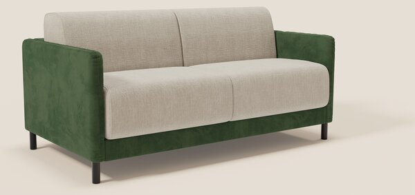 Narciso divano letto design con materasso H18 cm bicolore con struttur