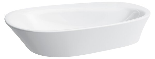 LAUFEN Palomba lavabo, 1 trou pour robinetterie, sans trop-plein, avec bord pour robinetterie, bassin à gauche, 600x400mm, H8168030001111, H8168030001111