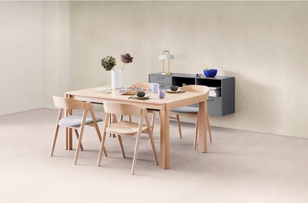 Tavolo da pranzo pieghevole con piano in rovere decorato 96x160 cm Join by Hammel - Hammel Furniture