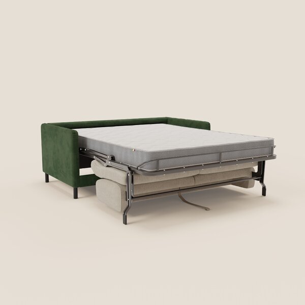 Narciso divano letto design con materasso H18 cm bicolore con struttur