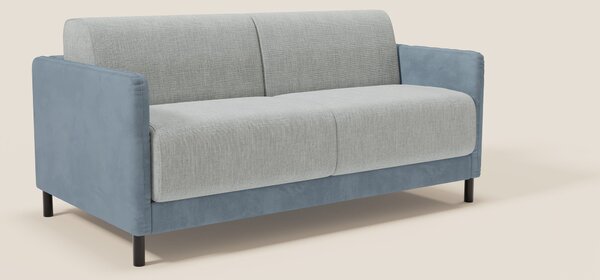 Narciso divano letto design con materasso H18 cm bicolore con struttur