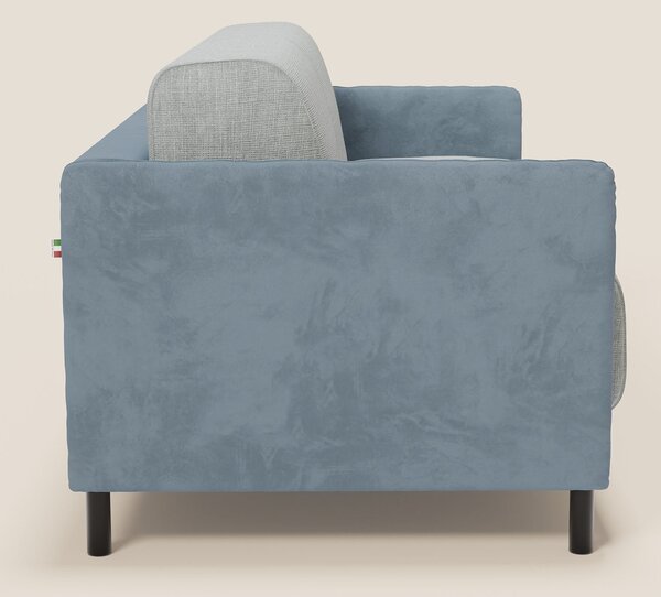 Narciso divano letto design con materasso H18 cm bicolore con struttur