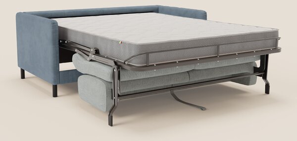 Narciso divano letto design con materasso H18 cm bicolore con struttur