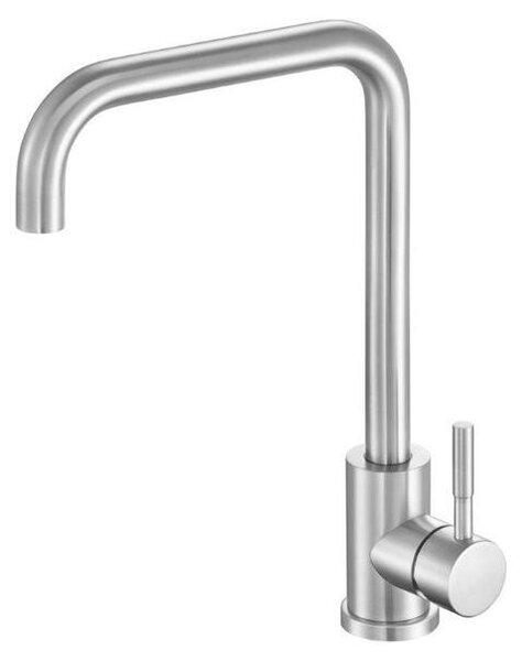 Rubinetto da cucina Steely, cromo 360°, 35 cm, rubinetto acqua, rubinetto lavello