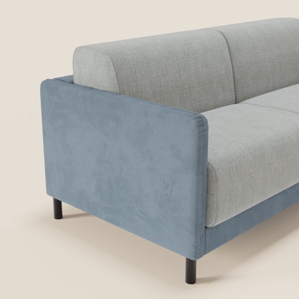 Narciso divano letto design con materasso H18 cm bicolore con struttur