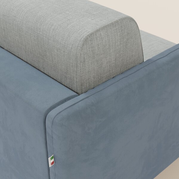 Narciso divano letto design con materasso H18 cm bicolore con struttur