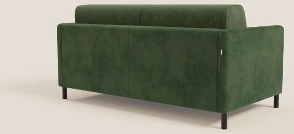 Narciso divano letto design con materasso H18 cm bicolore con struttur