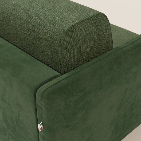 Narciso divano letto design con materasso H18 cm bicolore con struttur