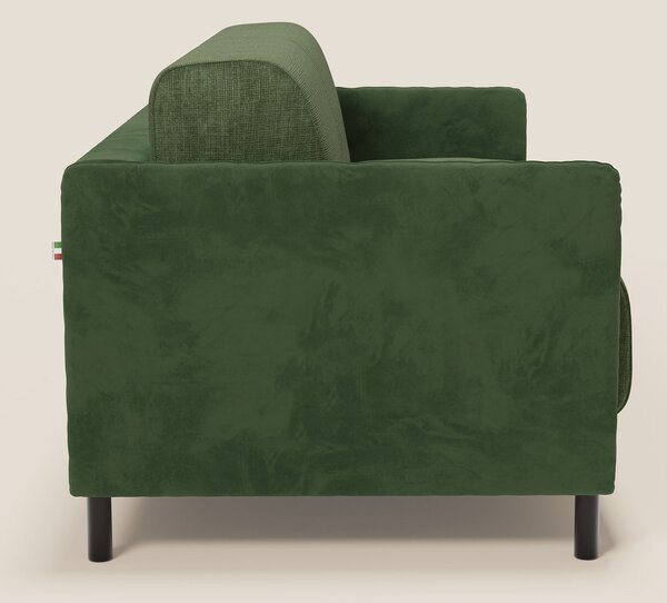Narciso divano letto design con materasso H18 cm bicolore con struttur