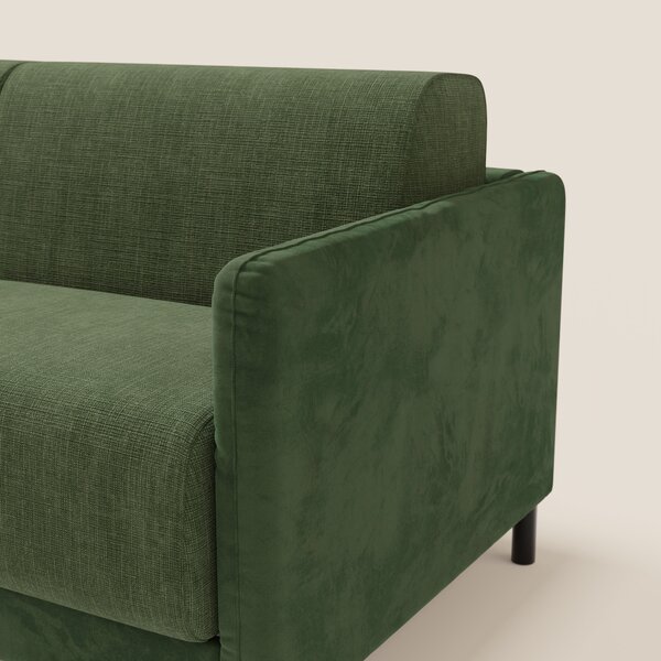Narciso divano letto design con materasso H18 cm bicolore con struttur